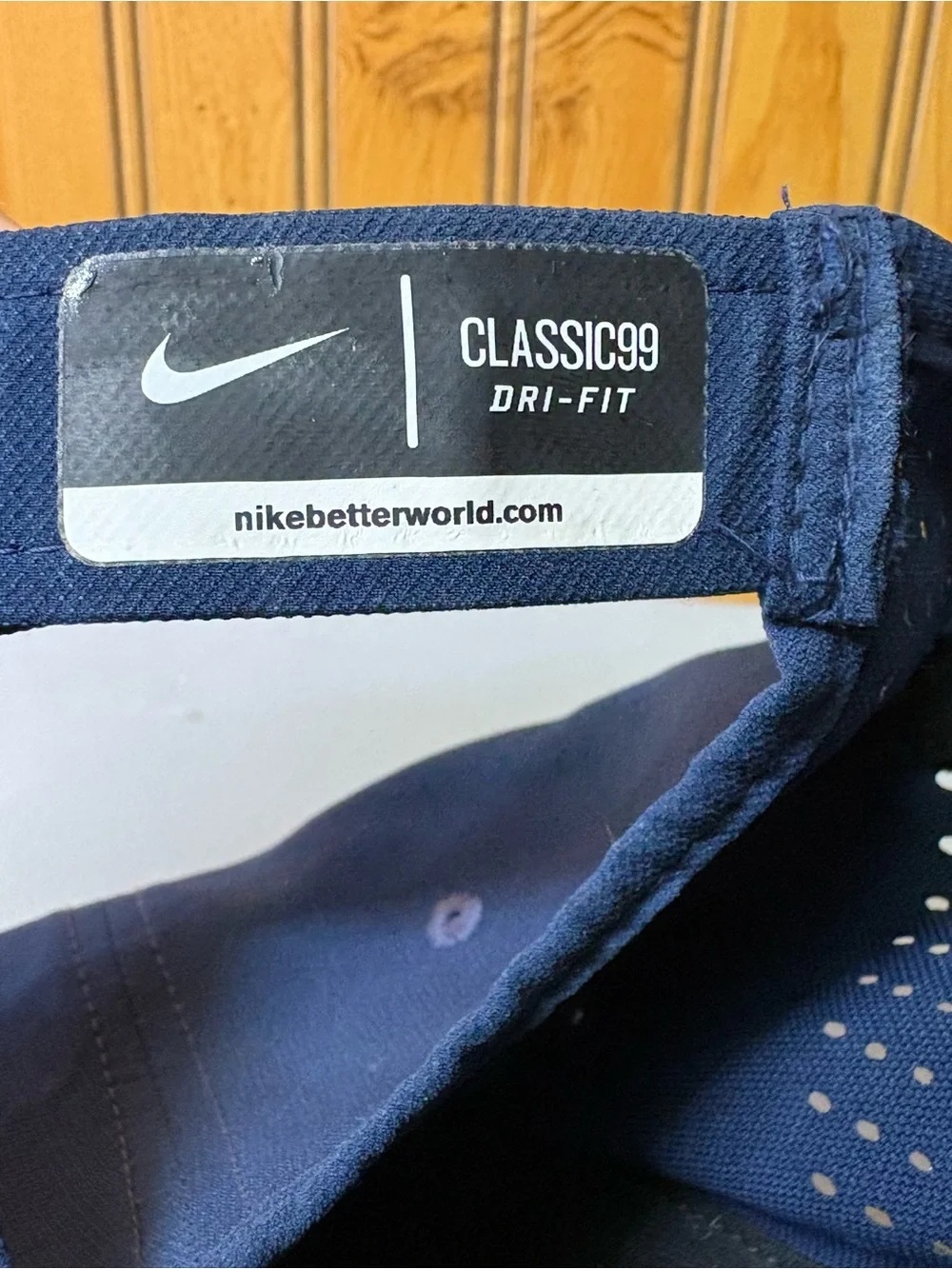 Nike Navy Cap with Yellow 'M' Patch
